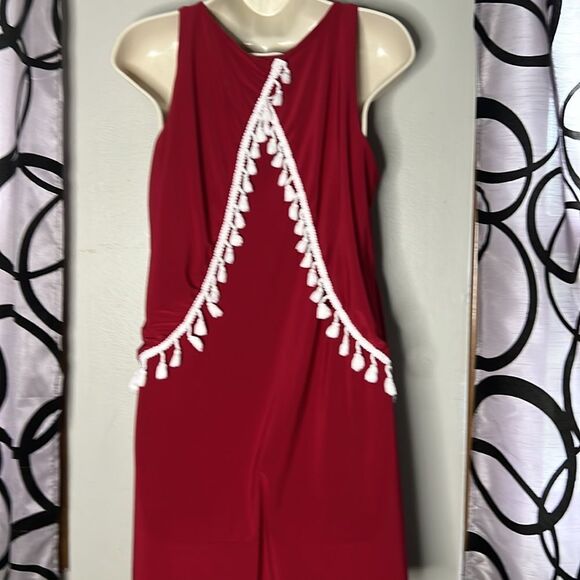 IMPRESSIONS FOR THE FRILL OF IT DRESS IN BURGUNDY - Picture 10 of 12